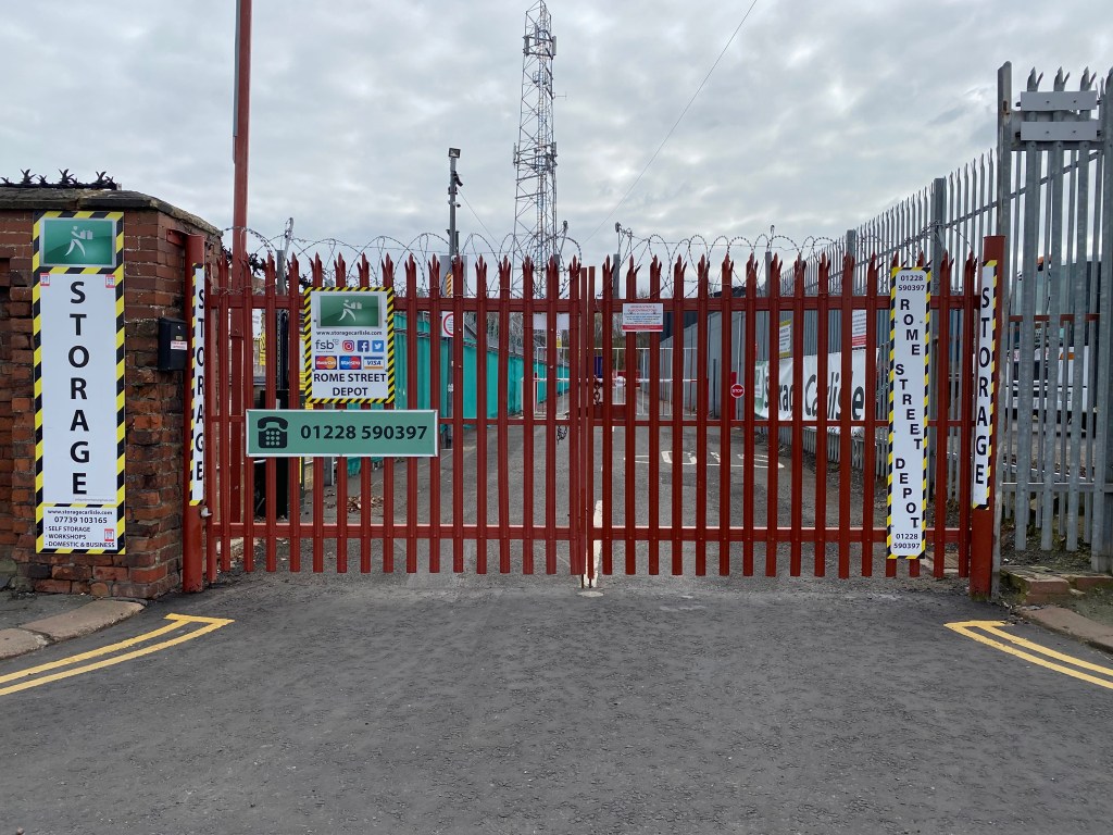 A secure storage facility in Carlisle