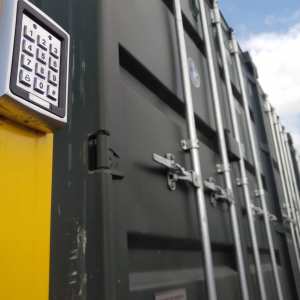 digital keypad entry onto a storage site