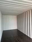 interior of a shipping container