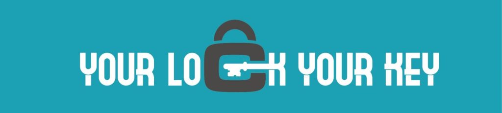 Your lock your key logo