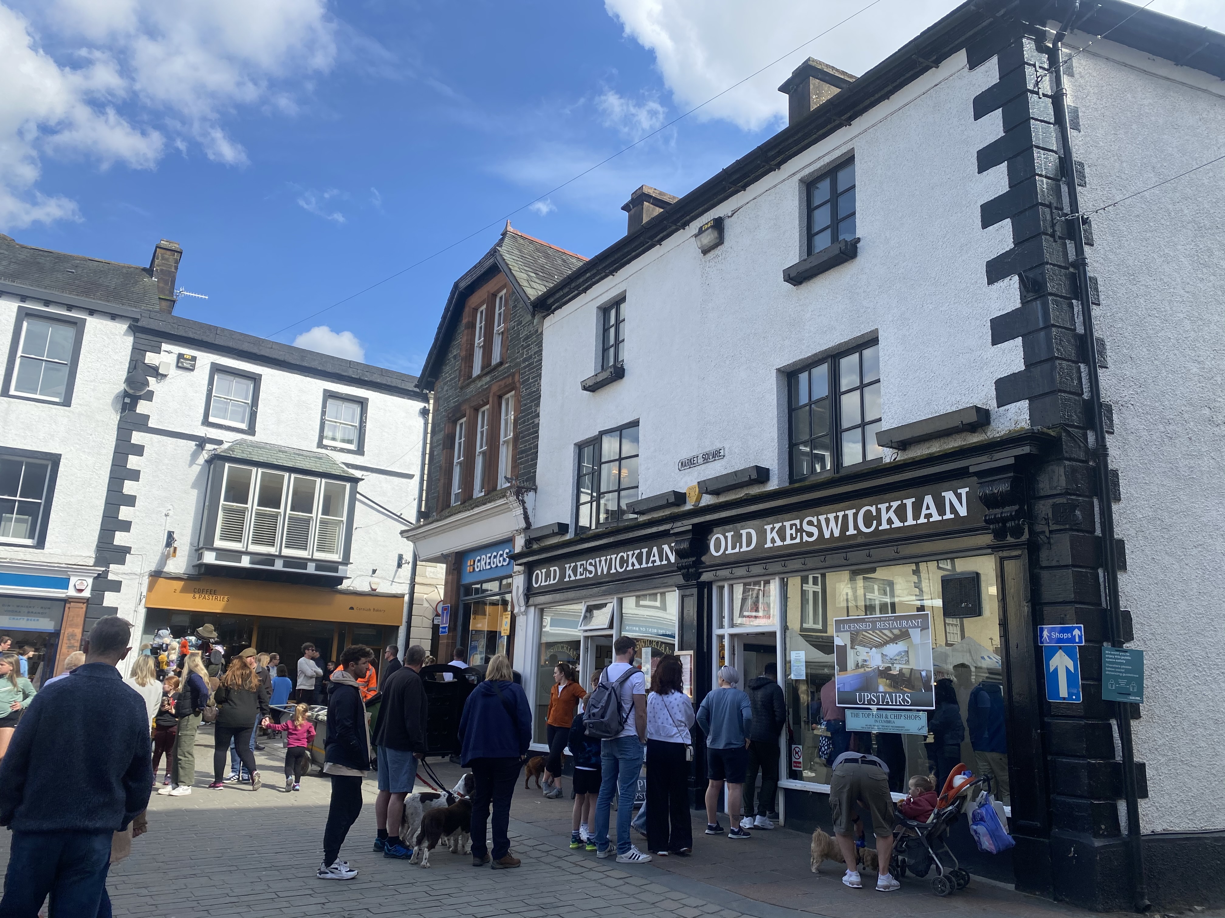 Keswick town centre, Cumbria