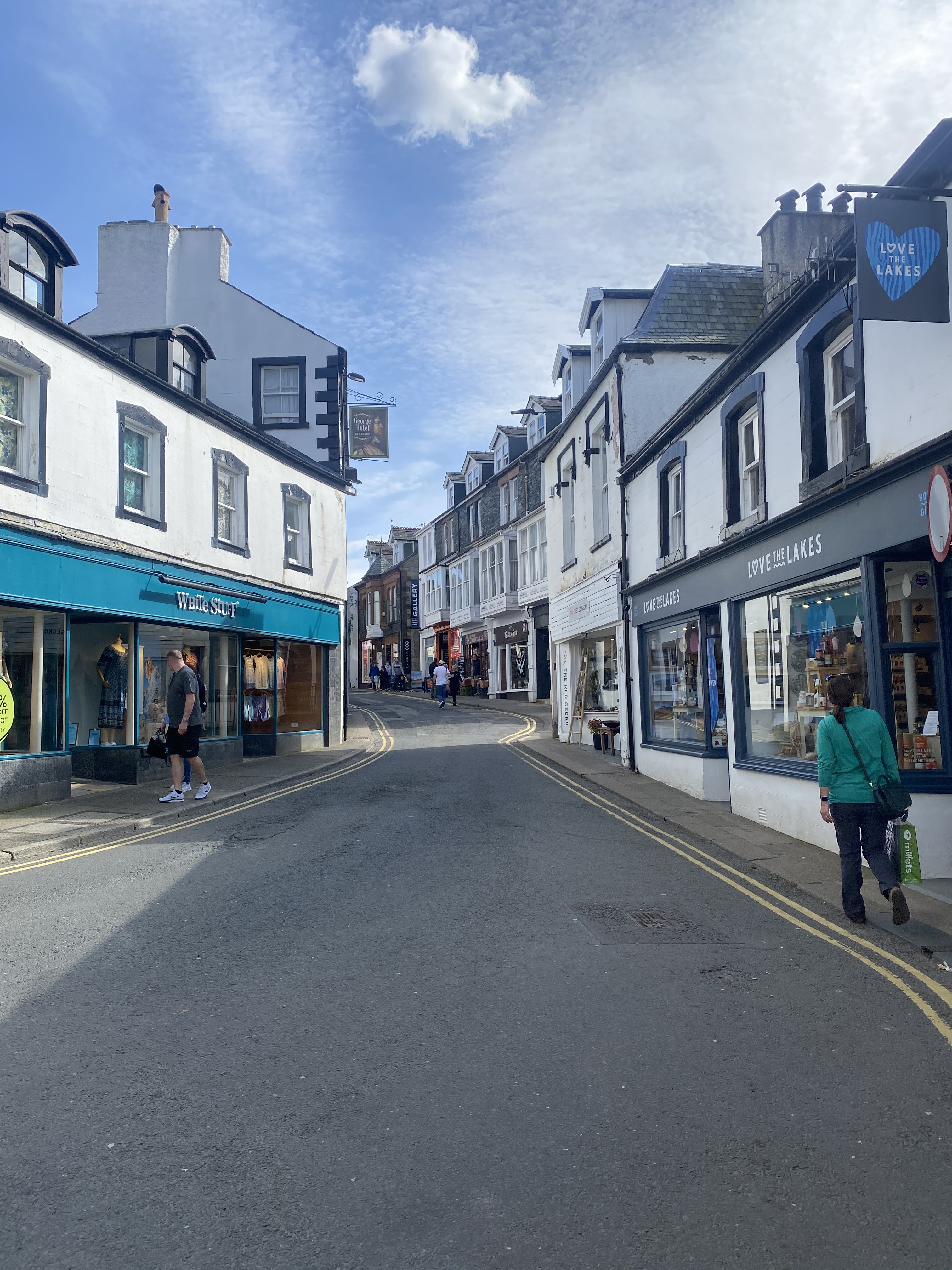 keswick cumbria street scene