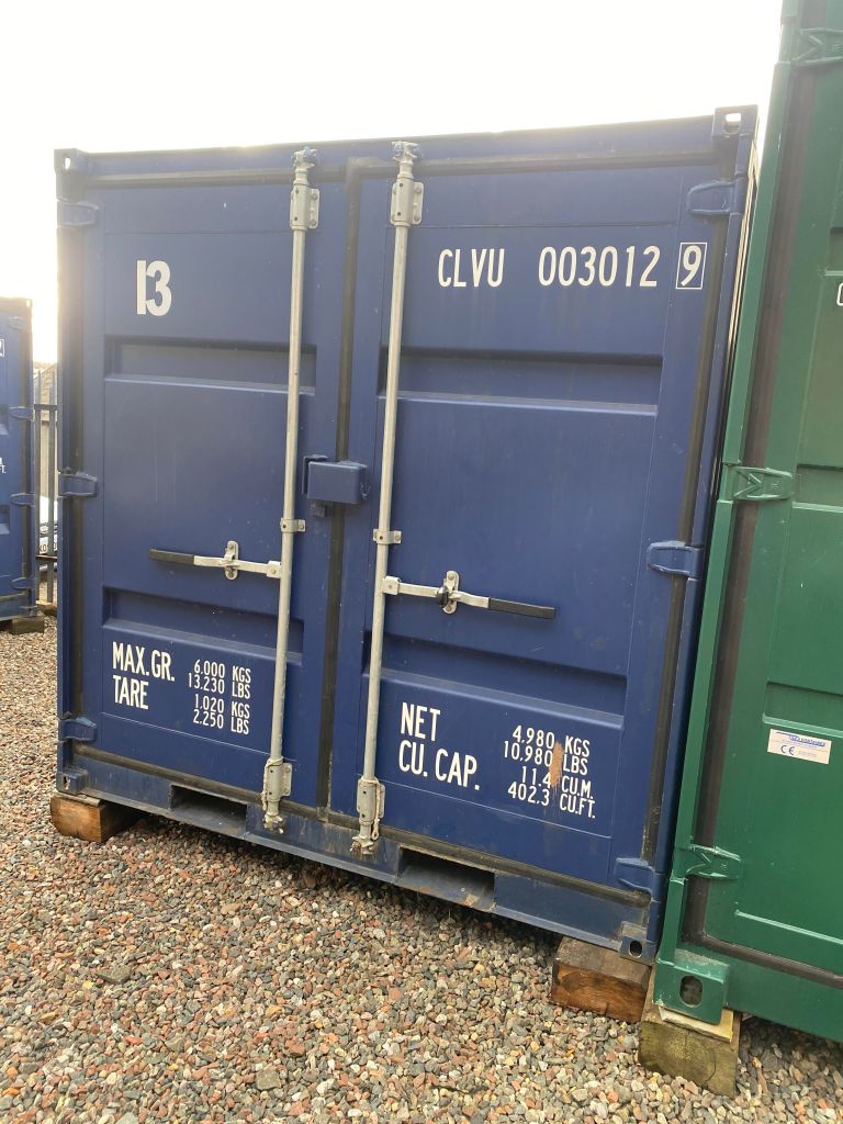 an 8 foot ISO shipping container