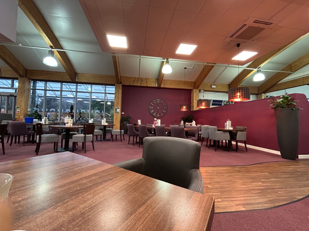 interior of a café at Houghton Hall, Carlisle, Cumbria