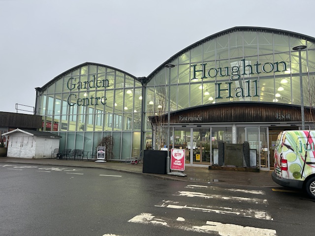 Houghton Hall premises in Carlisle, Cumbria showing the front of the building.