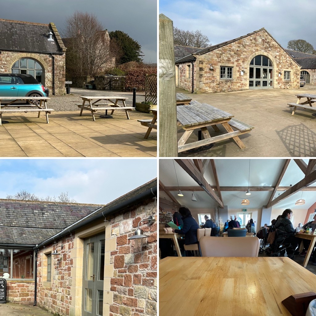 Cafe showing multiple views from the outside in cumbria