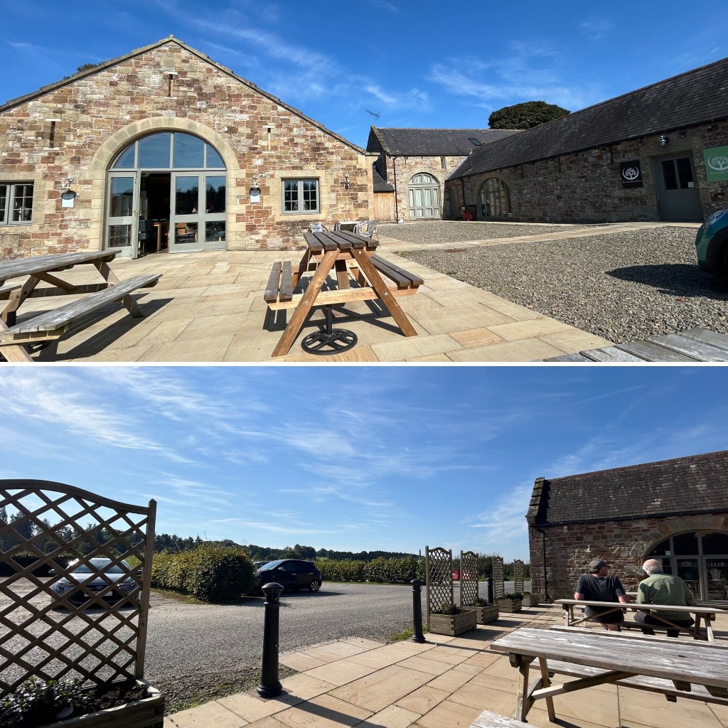 Lanercost Tea room, Brampton, Cumbria premises from the outside.