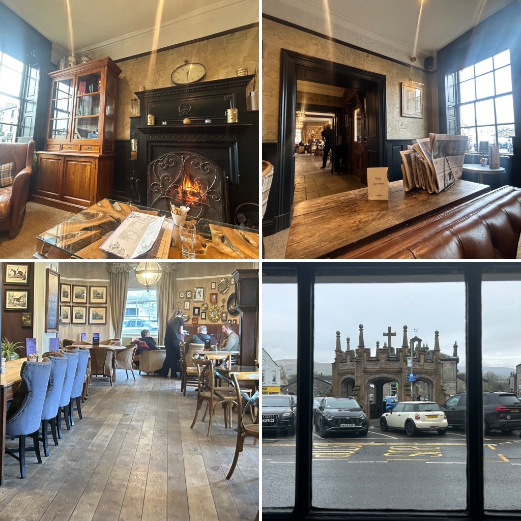 Interior of The Royal Hotel, Kirkby Lonsdale, Cumbria. 