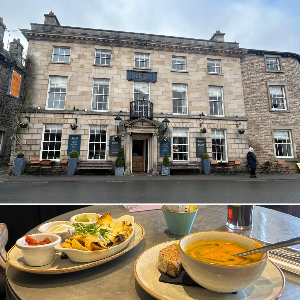 The Royal Hotel from the outside, Kirkby Lonsdale, Cumbria 