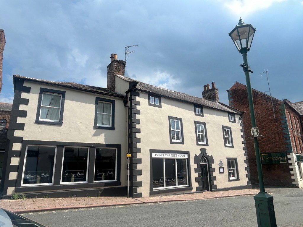 A historic café in Brampton, Cumbria just outside Carlisle.