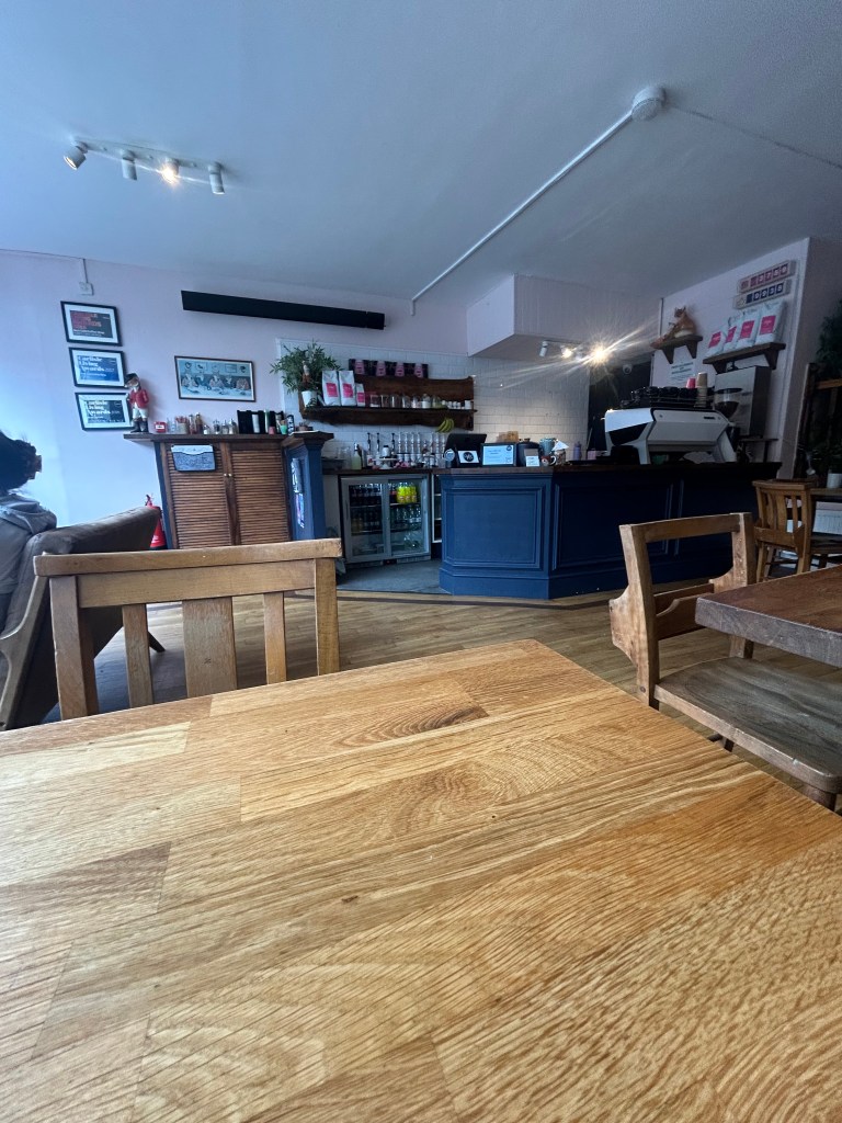 Foxes Café Lounge interior in Carlisle, Cumbria.