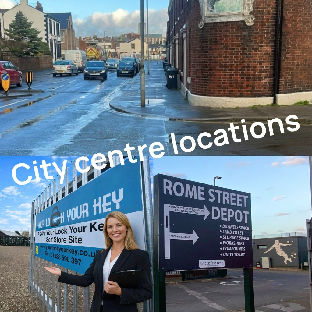 Street views signifying Carlisle city centre locations.